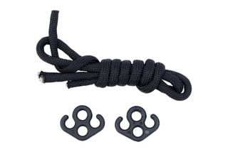 Lightweight black sling attachment solution.